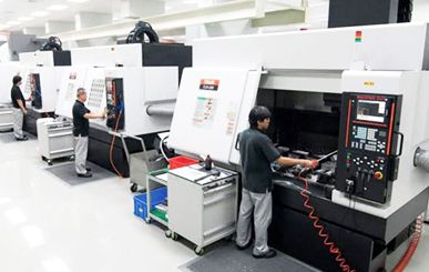 CNC turning is often used for