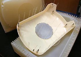 Polyurethane silicone mold