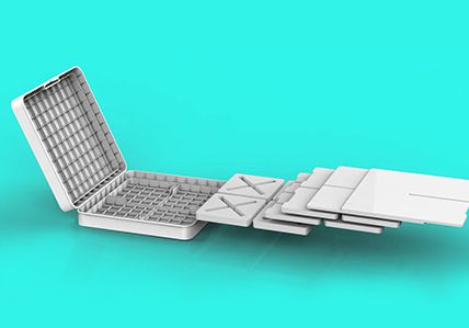 Anging from 100 to 10,000 units