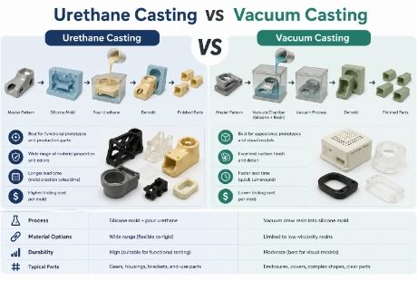 Urethane Casting vs Vacuum Casting: What’s the Difference?