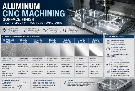 Aluminum CNC Machining Surface Finish for Functional Parts