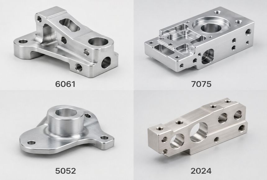 Best Aluminum for CNC Machining: 6061, 7075, 5052 and 2024 Compared