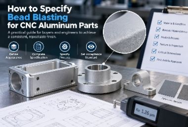 Bead Blasting CNC Aluminum Parts: How to Specify a Consistent Finish